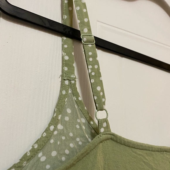 2-Pack Rickis Crop Tops -cotton summer spaghetti strap camisoles tank top size L - Picture 5 of 16